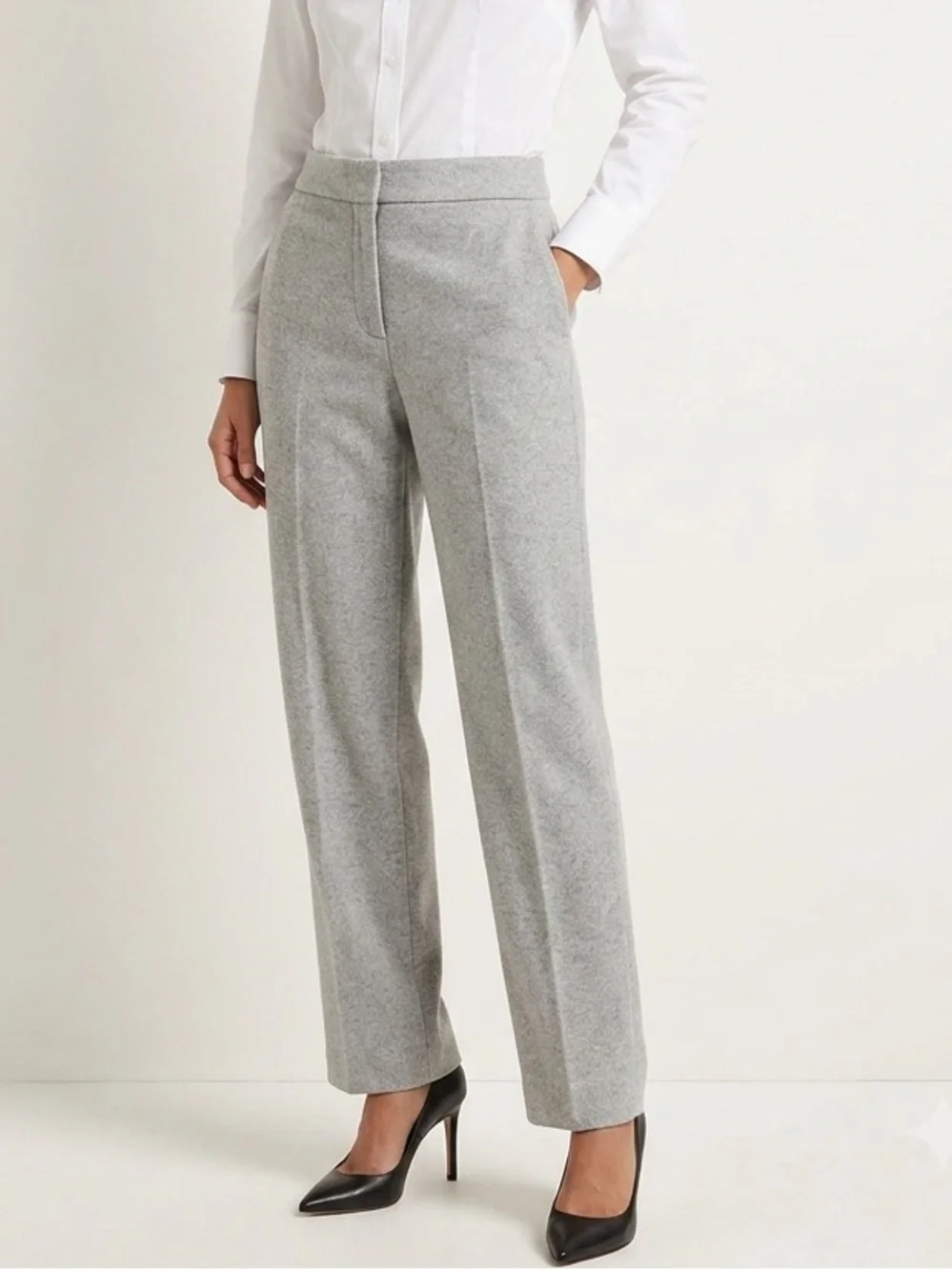 J.Crew Wool Trousers Pants Mario Bellucci Italian Fabric BA265 Minimalist 00P